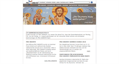 Desktop Screenshot of pro-oriente.at
